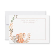 Watercolor Elephant Boho Safari