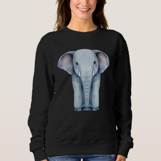 Watercolor Elephant Sweatshirt