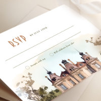 Watercolor English Manor UAWG/Reply Card