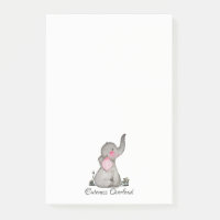 Watercolor-erröten niedlicher Baby-Elefant mit u.