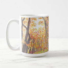 Watercolor-Fall-Baum-Tasse Kaffeetasse