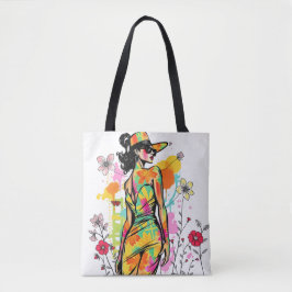 Watercolor Fashionista - Chic Sommer Floral Pop Ar