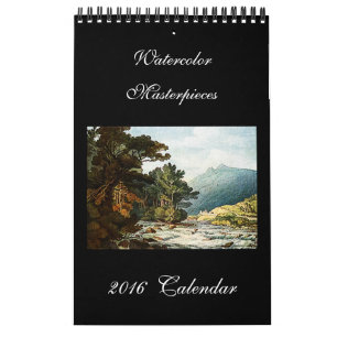 Watercolor Fine Art 2024 Beautiful Wall Calendar Kalender