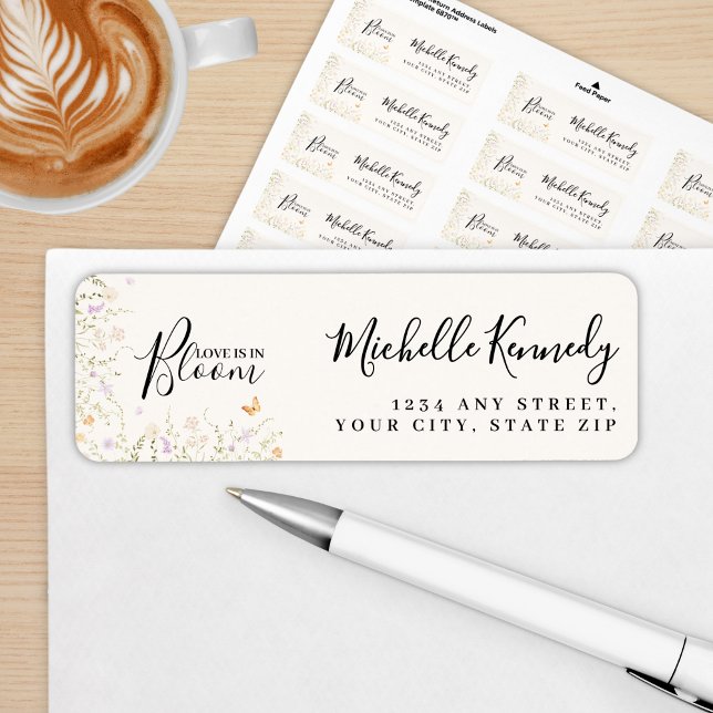 Watercolor Floral Love Is In Bloom Brautparty  (Von Creator hochgeladen)