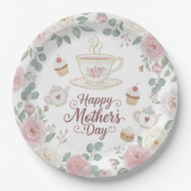 Watercolor Floral Mother's Day Tea Party 