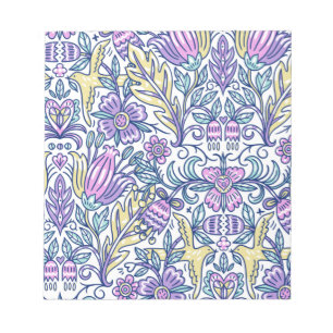 Watercolor Flower Colorful Nature Elegant       Notizblock