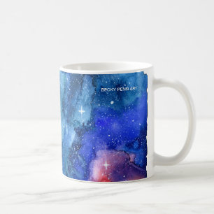 Watercolor-Galaxie-Raum-Tasse Tasse