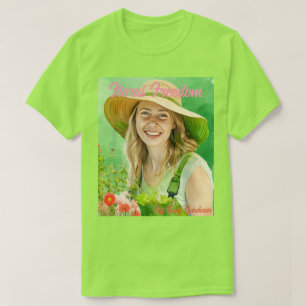 Watercolor Gardener T - Shirt