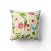 Watercolor-Garten-Blumen