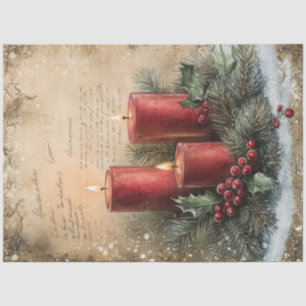 Watercolor gemütliche Weihnachtsdekoration Heilige Seidenpapier