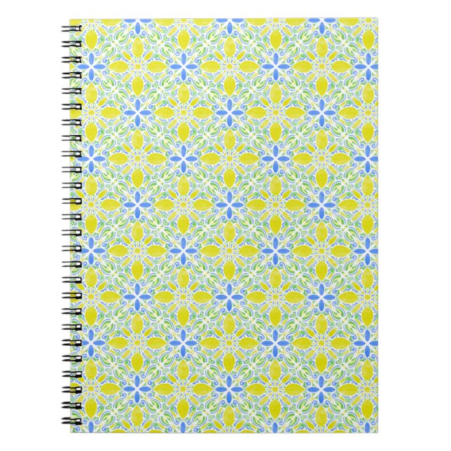 Watercolor Geo _ Citrus Notizblock (Vorderseite)