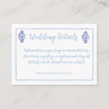 Watercolor Ginger Jar Monogram Wappen, Chinoiserie