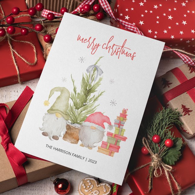 Watercolor Gnome Weihnachten (Von Creator hochgeladen)