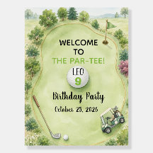 Watercolor-Golfplatz-Kindergeburtstag