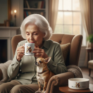 Watercolor Grammy ist der beste Freund/ personalis Kaffeetasse