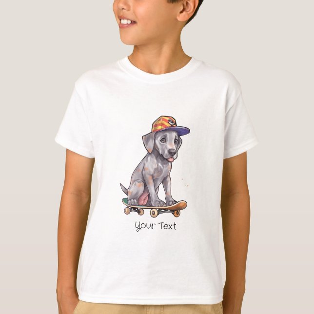 Watercolor Great Dane Boy T - Shirt (Vorderseite)