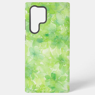 Watercolor Greenery and Flowers Phone Case Samsung Galaxy Hülle