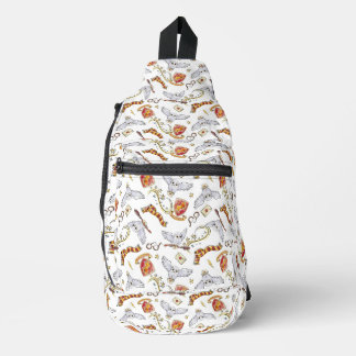 Watercolor GRYFFINDOR™ Hedwig-Muster Crossbody Bag