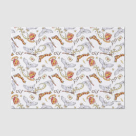 Watercolor GRYFFINDOR™ Hedwig Pattern Seidenpapier