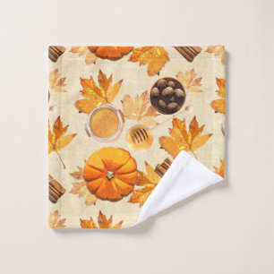 Watercolor-Herbst-magische Vintage Gerüche Waschlappen