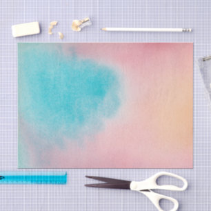 Watercolor-Himmel-Kunst-Künstler-Gemälde gedruckt Seidenpapier
