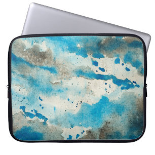 Watercolor-Hintergrunddesign Laptopschutzhülle