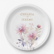 Watercolor-Hochzeit mit Whimsical-Wildblume