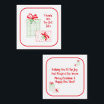 Watercolor Holiday Friends are Best Gifts Merry C Begleitkarte<br><div class="desc">Handpainted Watercolor Holiday Presents with Bows and the thoughtful message Friends are the Best Gifts. I love painting and design! I hope you enjoy my artwork.  ***ON THE REVERSE,  OPTIONAL Christmas Message***</div>
