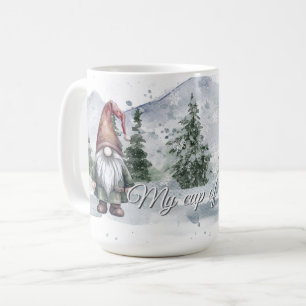 Watercolor Holiday Gnome Kaffeetasse