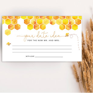 Watercolor Honigwabenkolben Datum Nachtideen \ Dat Begleitkarte