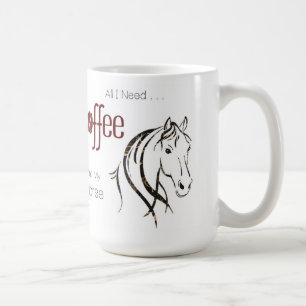 Watercolor Horse Lover Kaffeetasse