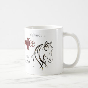 Watercolor Horse Lover Kaffeetasse