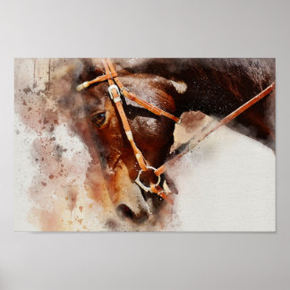 Watercolor Horst Poster