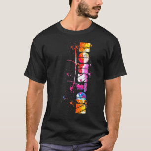 Watercolor Houston Houston Lettern Houston T-Shirt