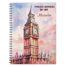 Watercolor Iconic Sehenswürdigkeit City London Big
