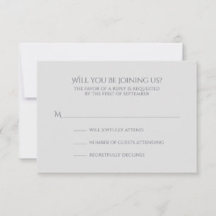 Watercolor Iris Wedding RSVP Karte