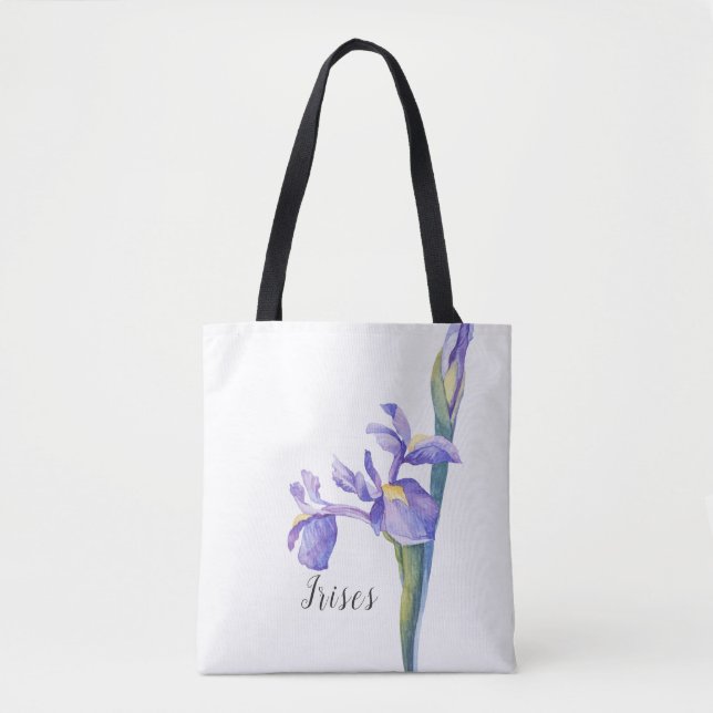 Watercolor Irises Floral (Vorderseite)