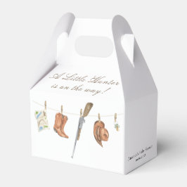 Watercolor Jäger-Baby-Party Geschenkschachtel