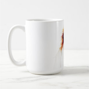 Watercolor Jesus Christ Portrait - Serene & Spirit Kaffeetasse