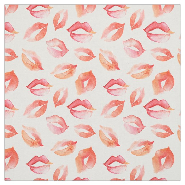 Watercolor Kisses Stoff (Muster)