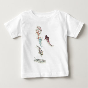 Watercolor Koi Fish Baby T-shirt
