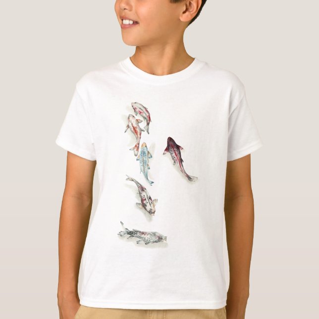 Watercolor Koi Fish T-Shirt (Vorderseite)