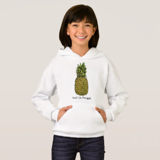Watercolor-Kunst-niedliche Ananas Hoodie