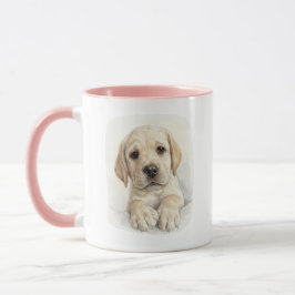 Watercolor Labrador Puppy Mug Tasse
