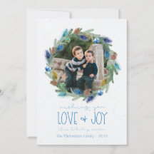 Watercolor-Laub-Pfau-Federwreath-Foto