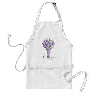 Watercolor-Lavendel-Schürze Schürze