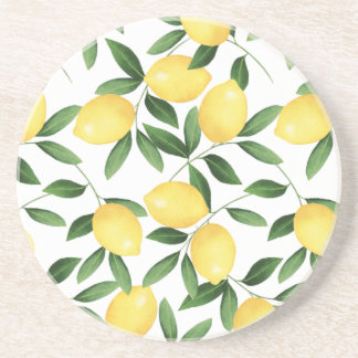 WATERCOLOR LEMONS GETRÄNKEUNTERSETZER