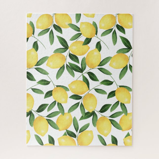 WATERCOLOR LEMONS PUZZLE (Vertikal)