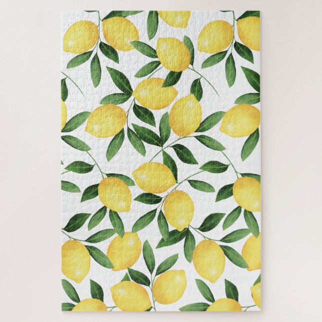WATERCOLOR LEMONS PUZZLE (Vertikal)
