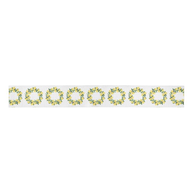 WATERCOLOR LEMONS RIPSBAND (Vorderseite)